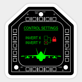 Control Settings Sticker
